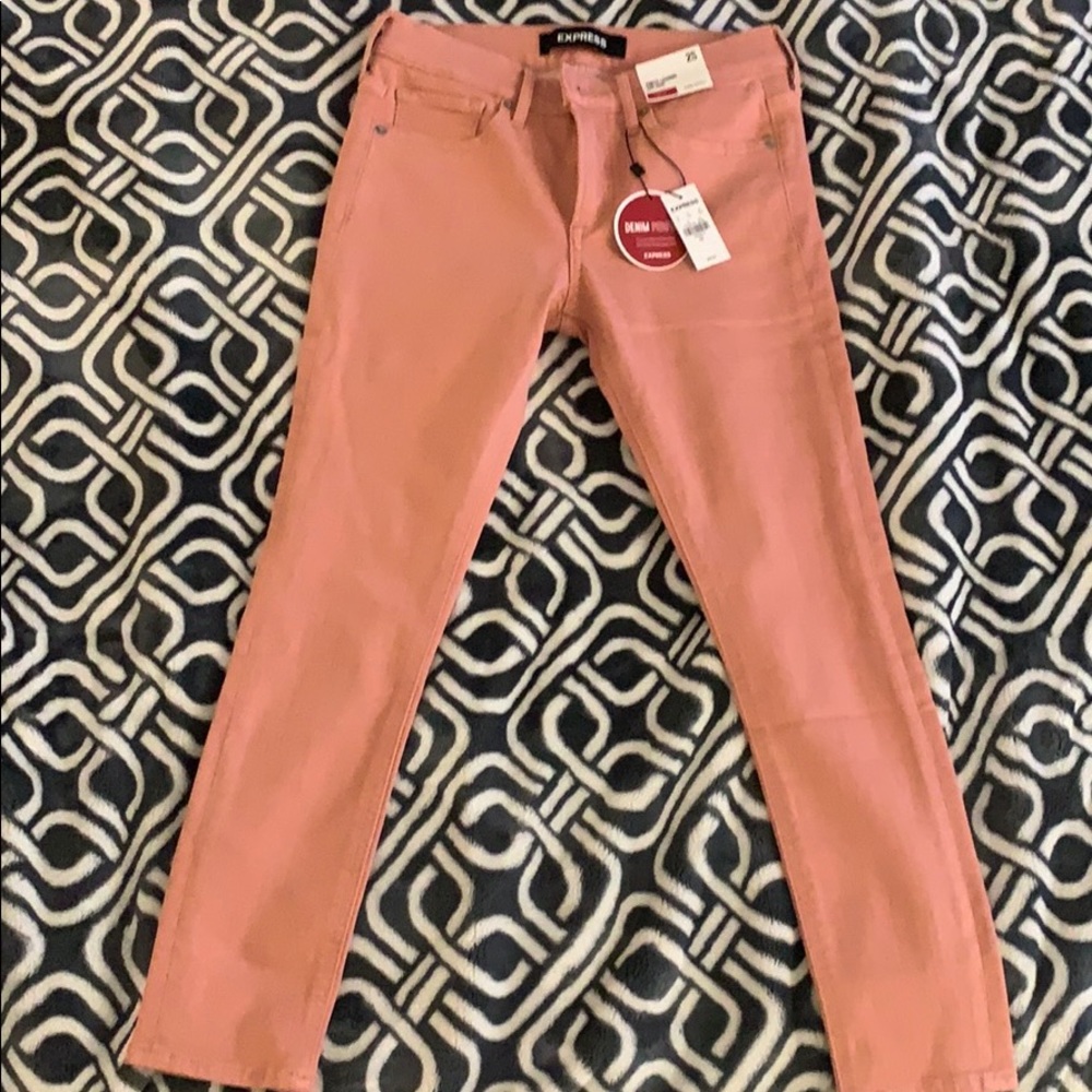 Express mid rise ankle jeans